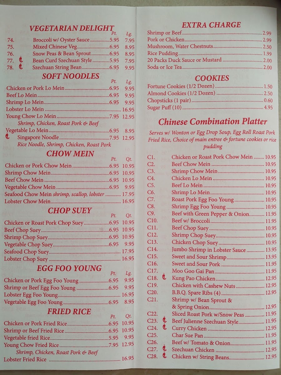 Little China Restaurant Menu - Image 2