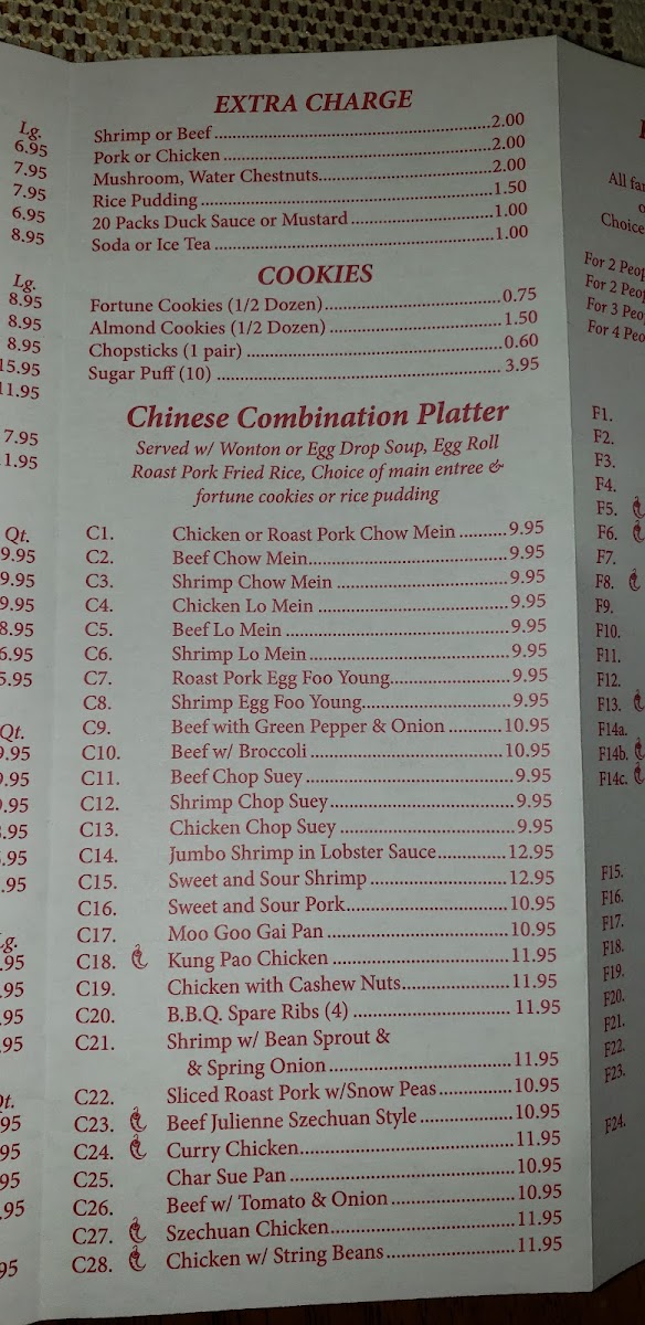 Little China Restaurant Menu - Image 6